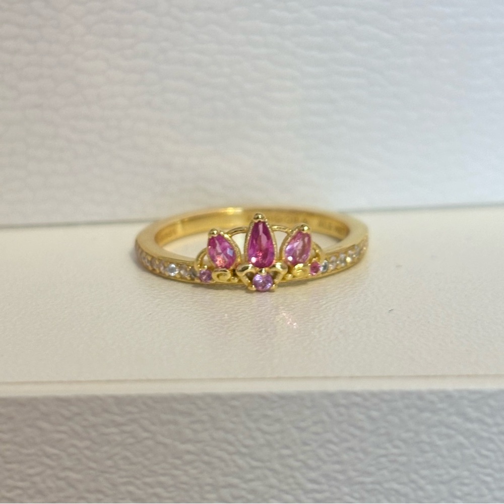 PANDORA RAPUNZEL TIARA DISNEY PRINCESS RINGS - Picture 2 of 6